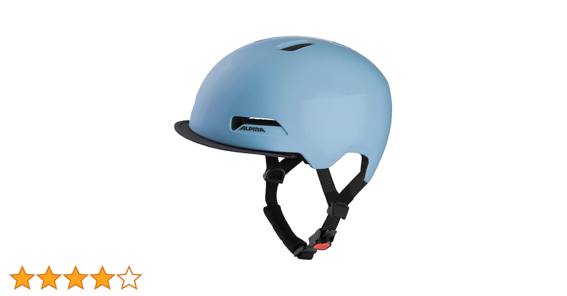 Amazon | ALPINA(アルピナ) 自転車ヘルメット 布製バイザー LED